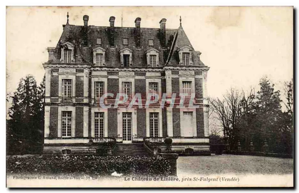 O Castelo de Linière — perto de St-Fulgent (Vendée) — Fotografia L. Amand, Rochefort — N° 120 - Frente