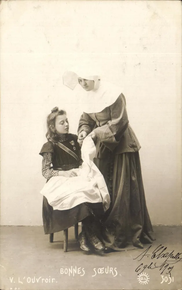 Gute Schwestern — V. Das Atelier — A. Chapellet, G. L. 3031 - Vorderseite