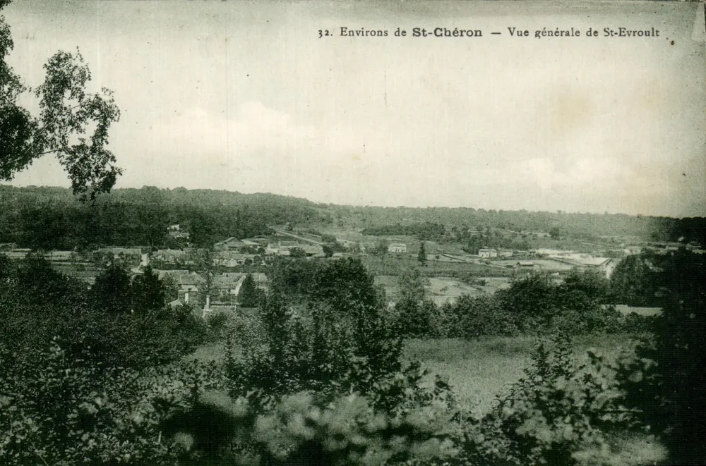 Environ de St-Chéron — Vue générale de St-Evrault — éditeur Union Phototypique Parisienne - Awers