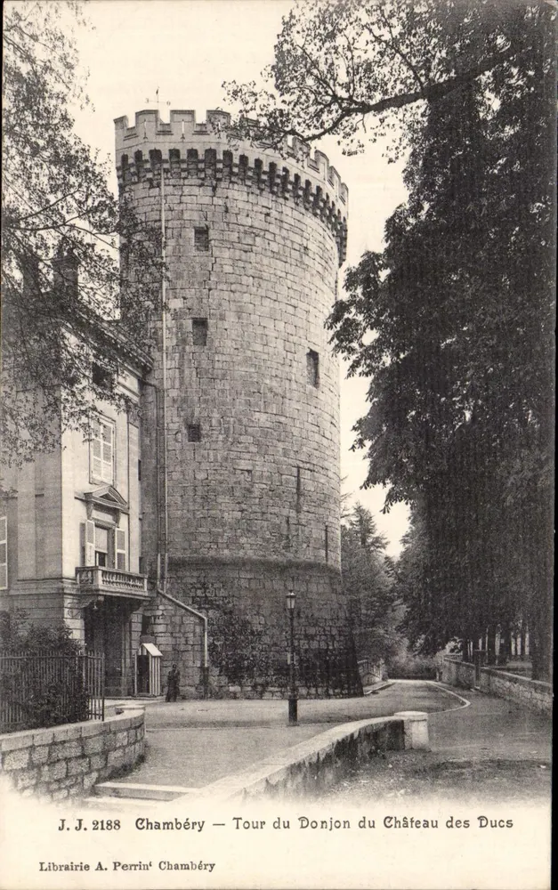 Chambéry — Turm der Burg der Herren — Librairie A. Perrin - Vorderseite