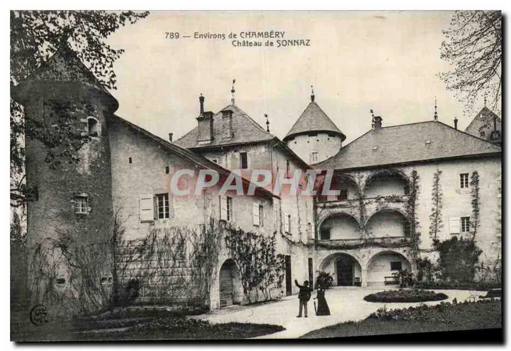 Castelo de Sonnaz — Arredores de Chambéry — n° 789 - Frente