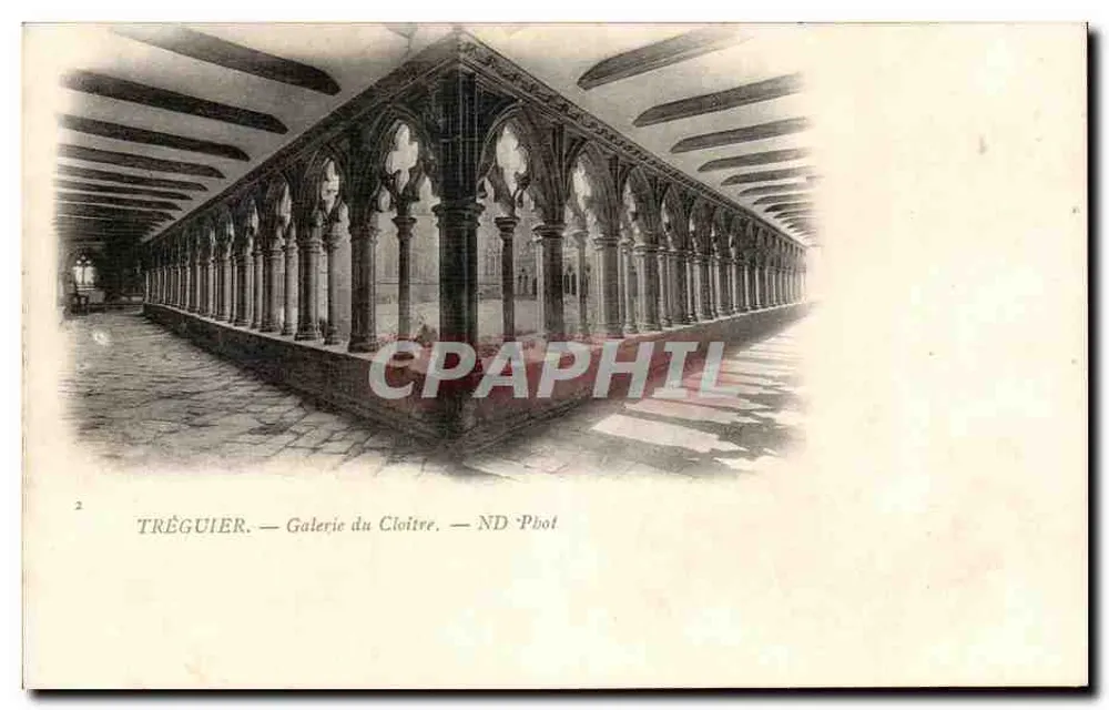 Tréguièr — Galeria do Claustro — ND 'Pbot - Frente