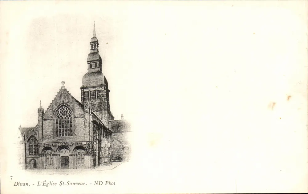 Dinan - A Igreja de São Salvador — ND Phol, série 7 - Frente
