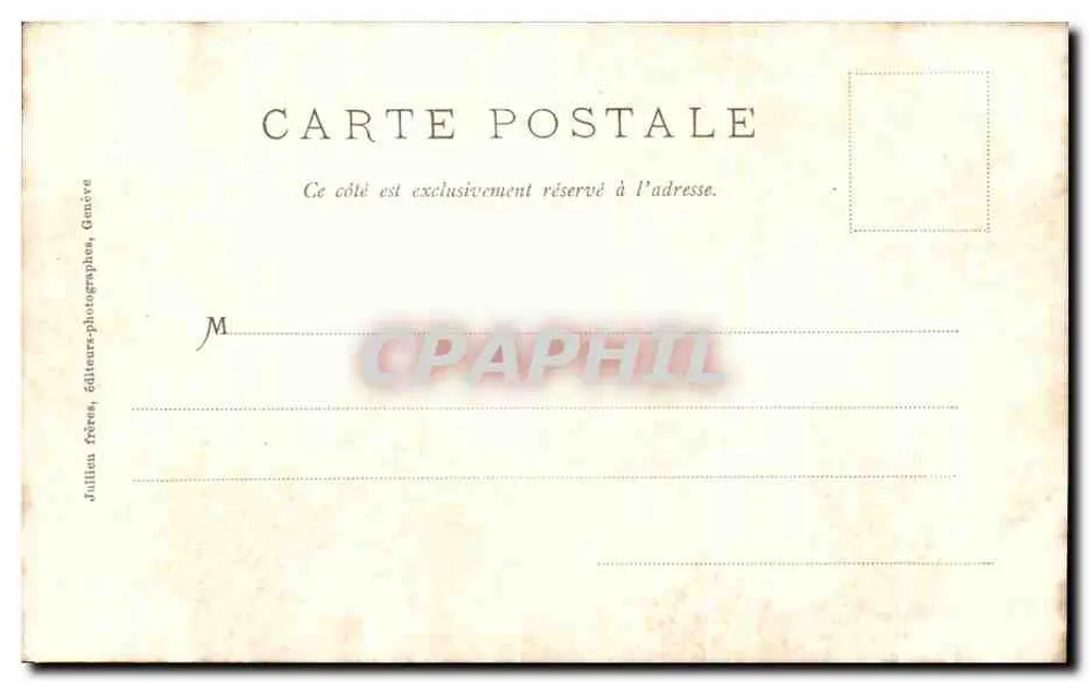 Chambéry. Faubourg Maché — 오래된 집 — Librairie A. Perrin, Chambéry - 뒷면
