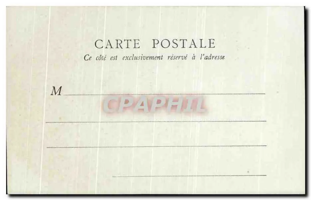 O Capucin — Mont-Dore — B.F., Paris - Verso