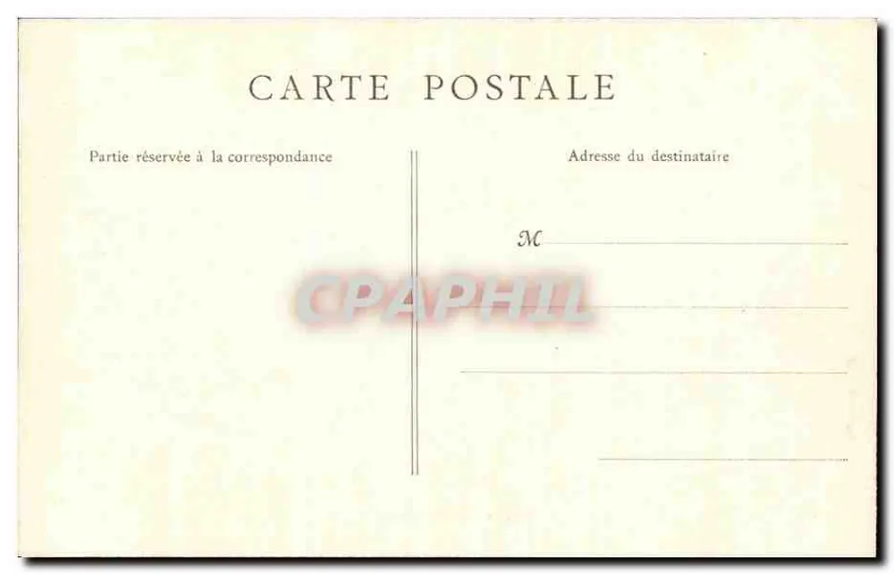 Lyon — Park der Goldenen Kopf — Promenade und See — B. F. Paris n°433 - Rückseite