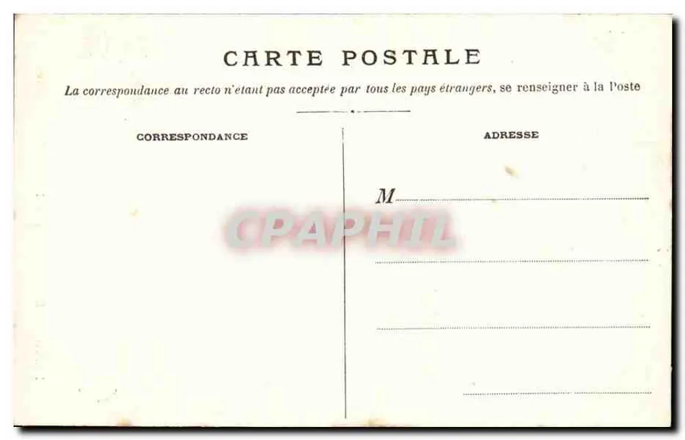Innenraum der Basilika N.-D. de Fourvière — Ansicht des Eingangs — Reproduktion verboten - Rückseite