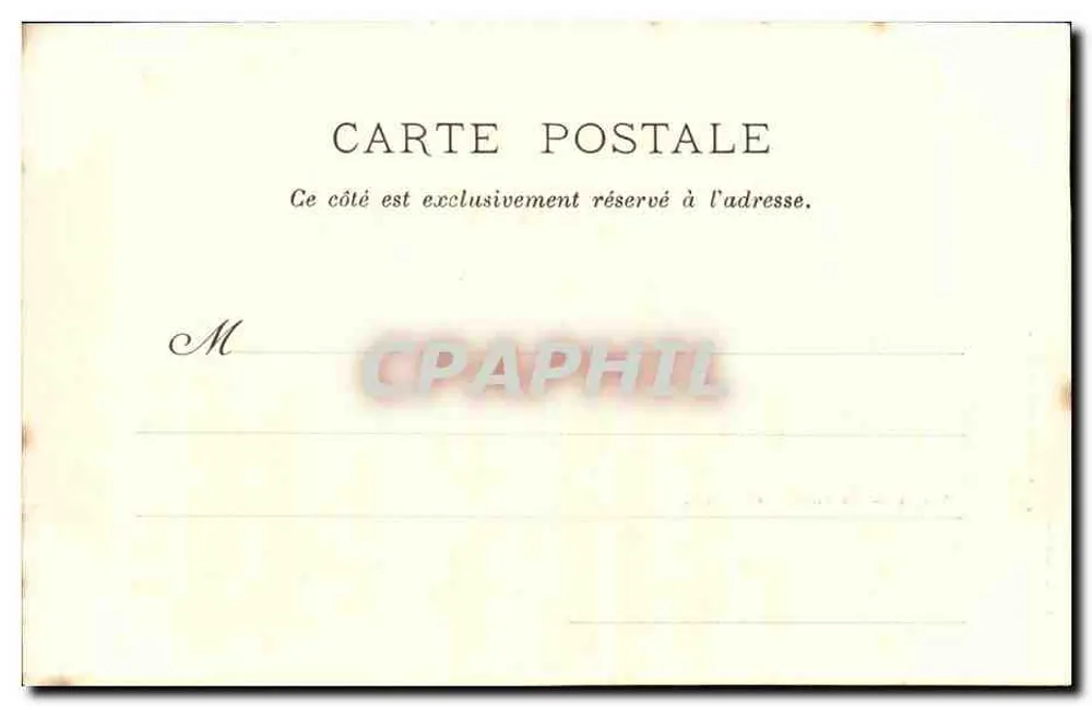 Vannes — De Poort Saint-Vincent — uitgegeven door J. Royer, Vannes - Achterkant