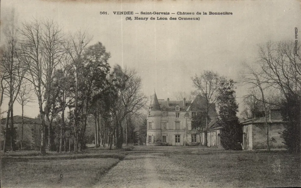 Saint-Gervais — Schloss La Bonnetière — (M. Henry de Léon des Ormeaux) - Vorderseite