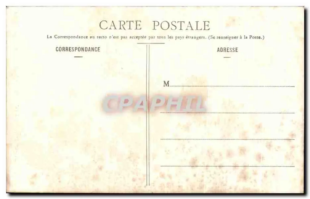Bazoges-en-Pareds (Vendée) — O Donjon do Castelo — Coleção A. Robin, Fontenay-le-Comte - Verso