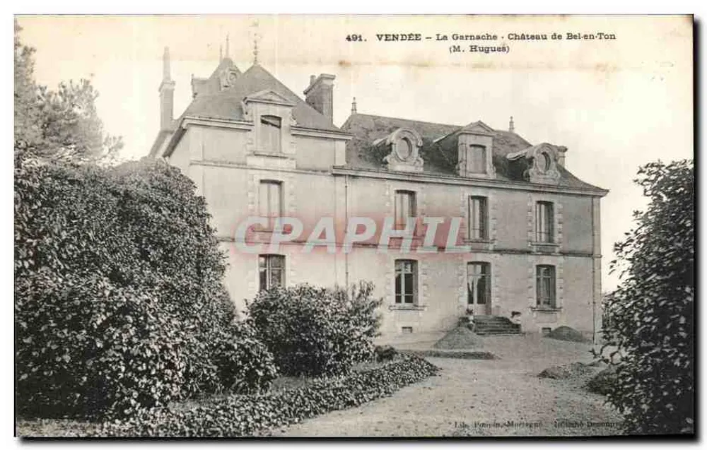 Vendée - La Garnache - Schloss Bel-en-Ton (Herr Hugues) - Vorderseite