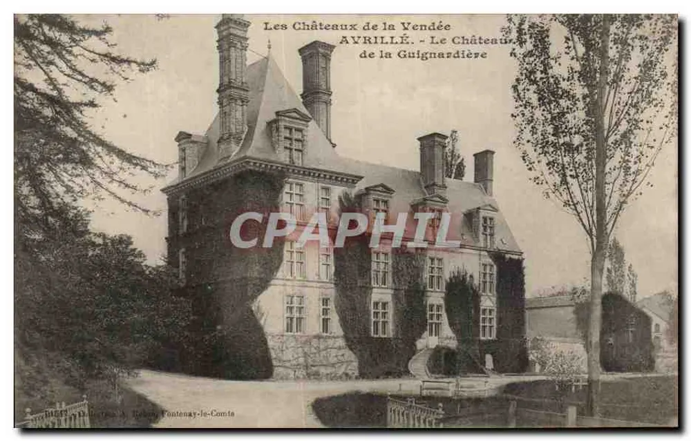 Avrillé - Ansicht des Schlosses la Guignardière — Dallargue & Rébeyron, Fontenay-le-Comte - Vorderseite
