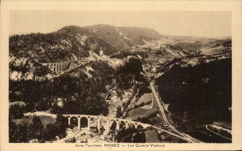 MOREZ — Die vier Viadukte — Jura-Touriste - Vorderseite