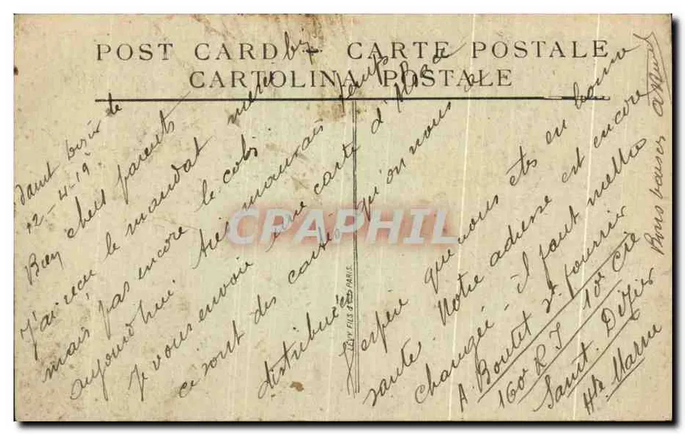 Portal da Igreja de Husseren — Alsace — editor não identificado - Verso