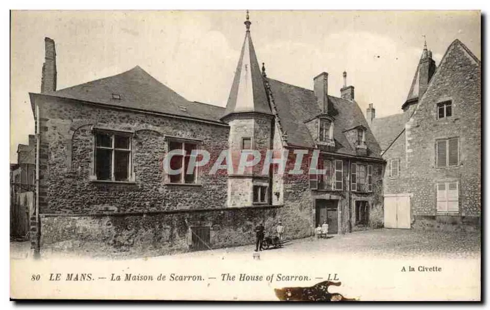 Le Mans — A Casa de Scarron — LL - Frente