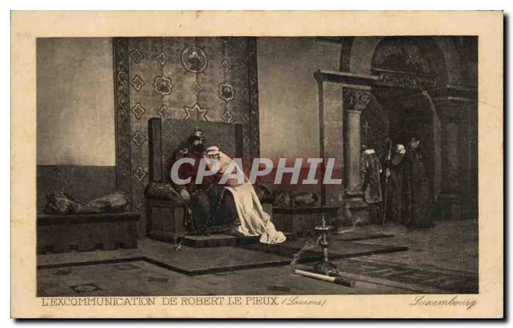 A Excomunhão de Roberto o Piadoso — (Taurens) — Luxemburgo - Frente