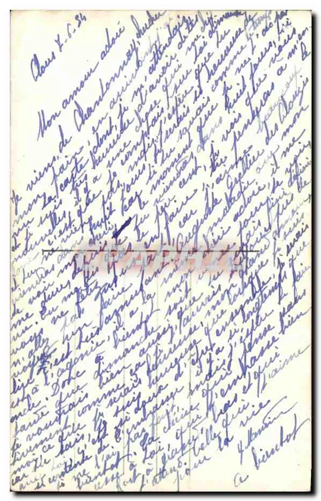 Traumnacht — romantische Szene unter dem Mond — Verlag NOJER Nr. 2724 - Rückseite