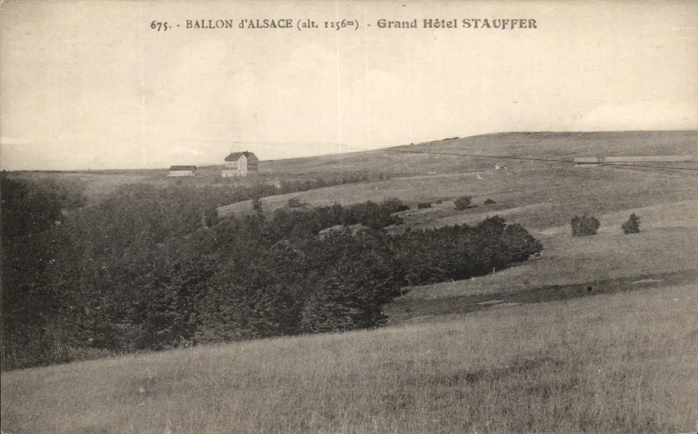Ballon d'Alsace (alt. 1256m) — Grand Hôtel Stauffer — editor La Cigogne, Strasbourg - Frente
