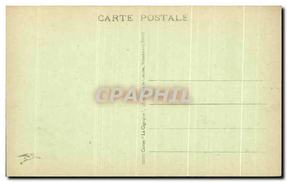 Ballon d'Alsace (alt. 1256m) — Grand Hôtel Stauffer — editor La Cigogne, Strasbourg - Verso