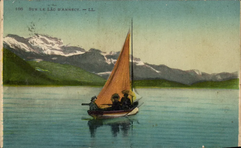 Sobre o Lago d'Annecy — LL. — n° 186 - Frente
