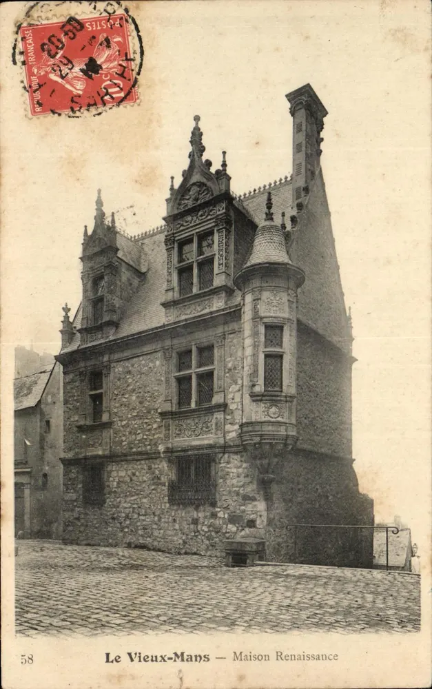 Le Vieux-Mans — Casa da Renascença — n°58 - Frente