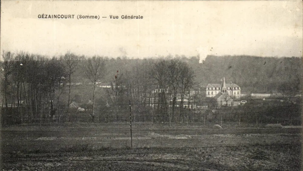 Gézaincourt (Somme) — Vista Geral — L. Delahay, fot.-editor, Amiens - Frente