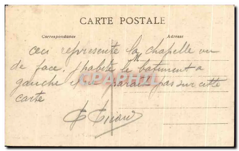 Sées (Orne) - O Hôtel-Dieu, pátio interno — Coleção E. Pasquis, foto, edição Laugle Orne - Verso