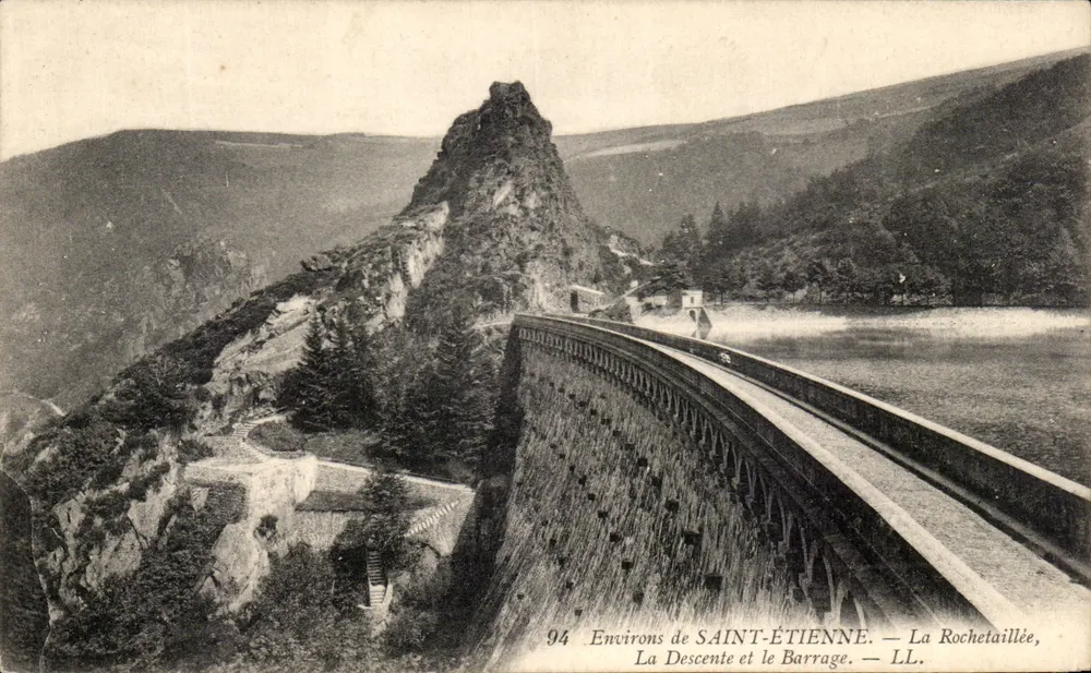 La Rochetaillée — Der Staudamm und die Abfahrt — LL - Vorderseite