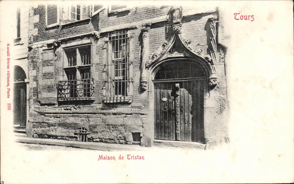 Casa de Tristan — Tours — Kunzli Frères editores, Paris 289 - Frente