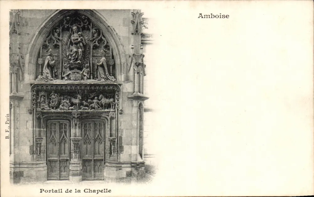 Amboise — Portale della Chiesa — B.F., Parigi - Recto