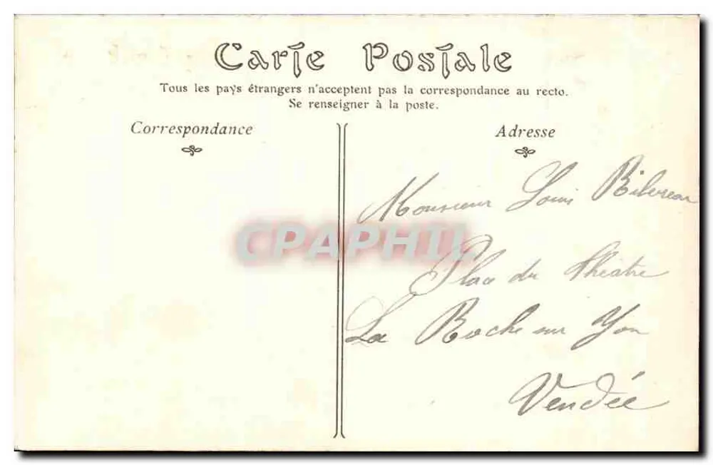 Moret — Die Pforte der Burgund oder des Brückens — ND. Phot. - Rückseite