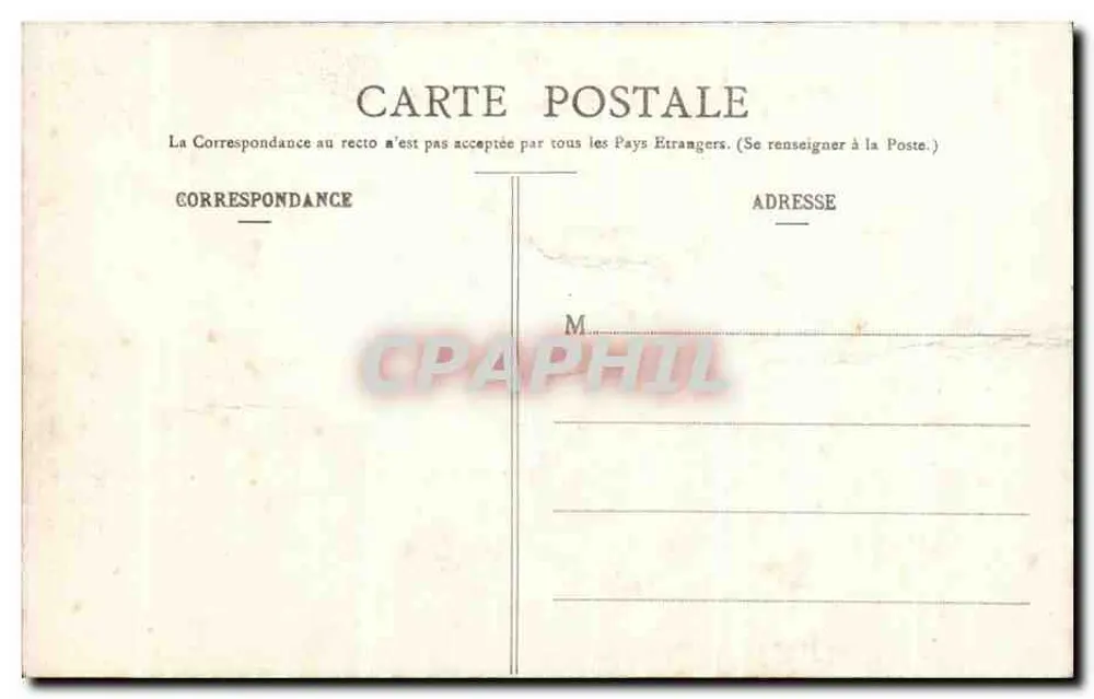 Forêt de Fontainebleau — Le Jupiter — éditeur CPAPHIL, n° 103 - Verso