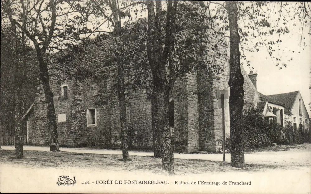 Forêt de Fontainebleau — Ruines de l'Ermitage de Franchard — Éditeur : 218 - Vorderseite