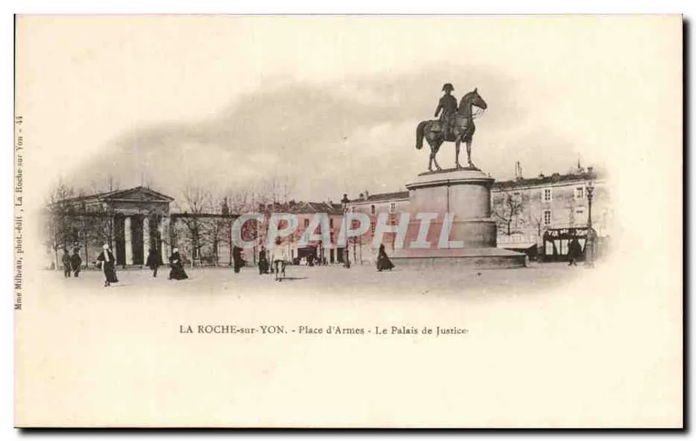 La Roche-sur-Yon - Place d'Armes - Das Palais de Justice - Vorderseite