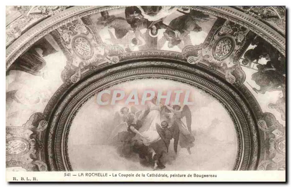 La Rochelle — Die Kuppel der Kathedrale, Gemälde von Bouguereau — R. B. L. R. Nr. 541 - Vorderseite