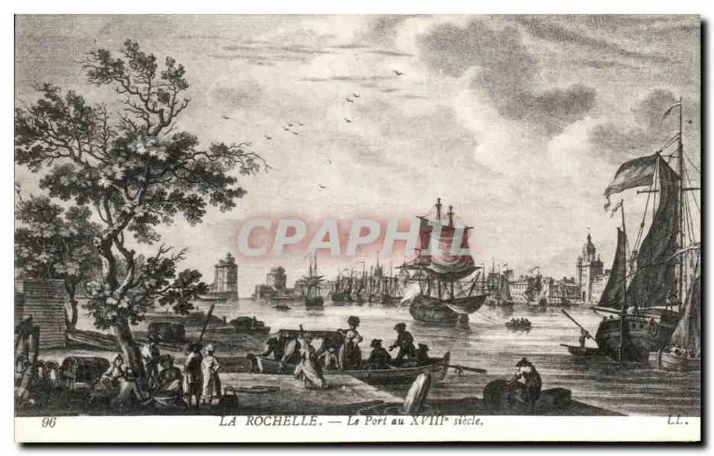 La Rochelle — Der Hafen im 18. Jahrhundert — n°96 - Vorderseite