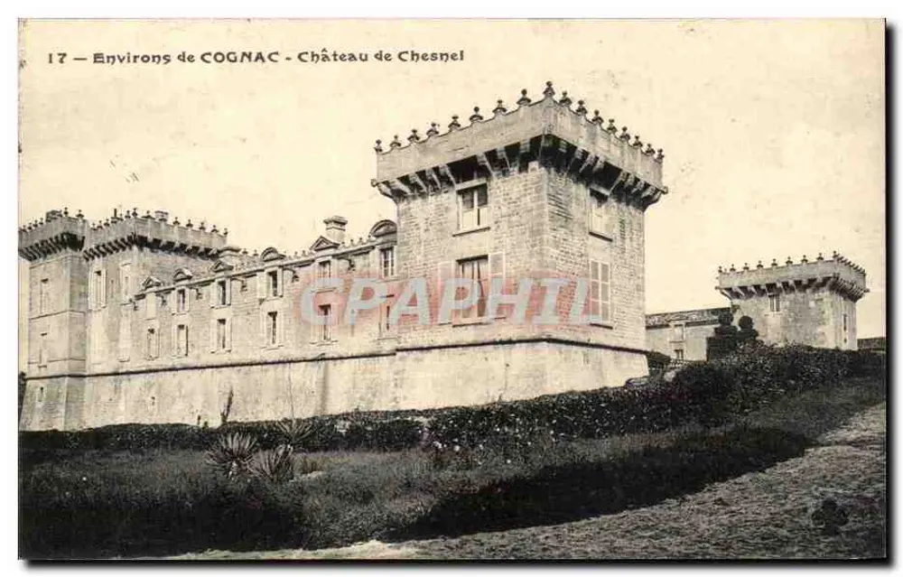 Castelo de Chesnel — Arredores de Cognac — Editor não identificado, n° 17 - Frente