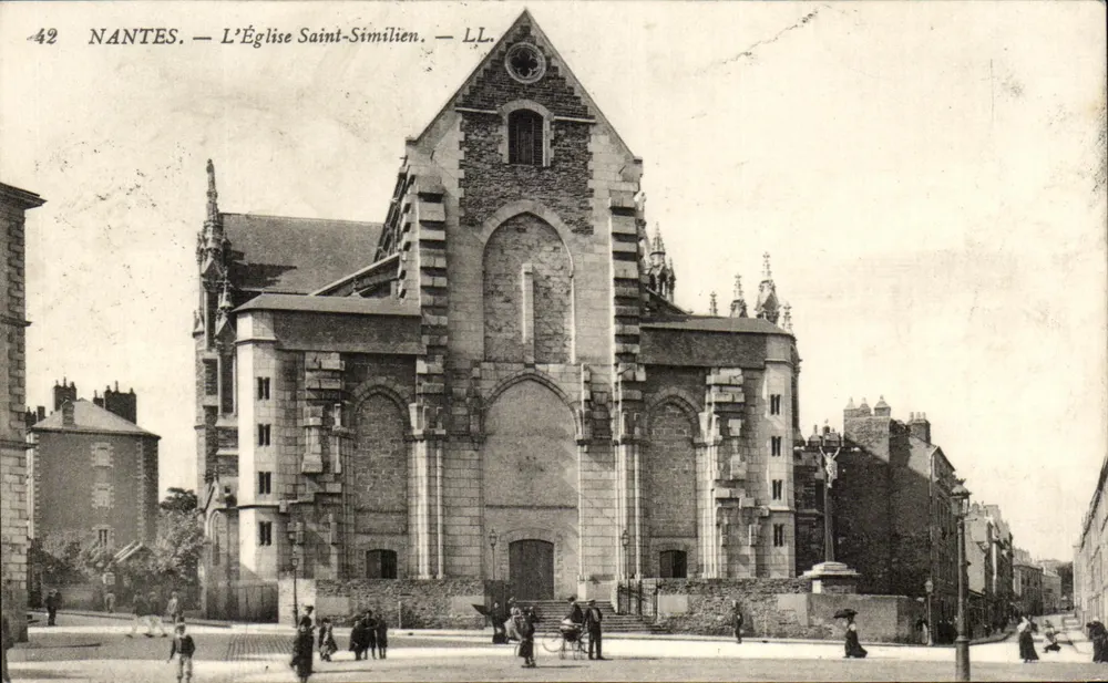 Nantes — A Igreja de Saint-Similien — LL. — N°42 - Frente