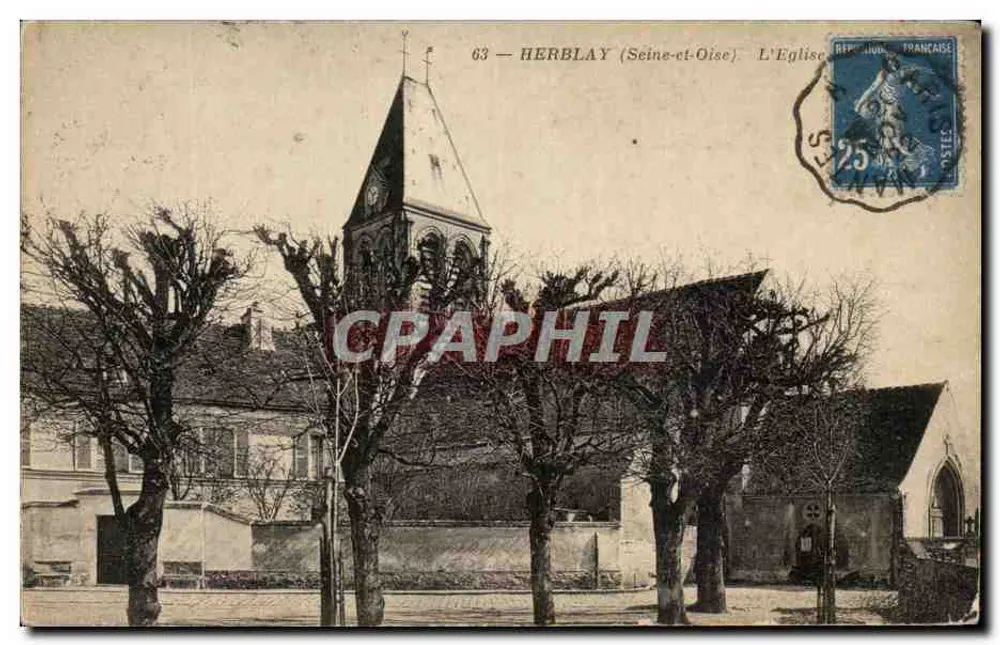 Herblay (Seine-et-Oise) — A Igreja — Herblay (Seine-et-Oise) — n°63 - Frente