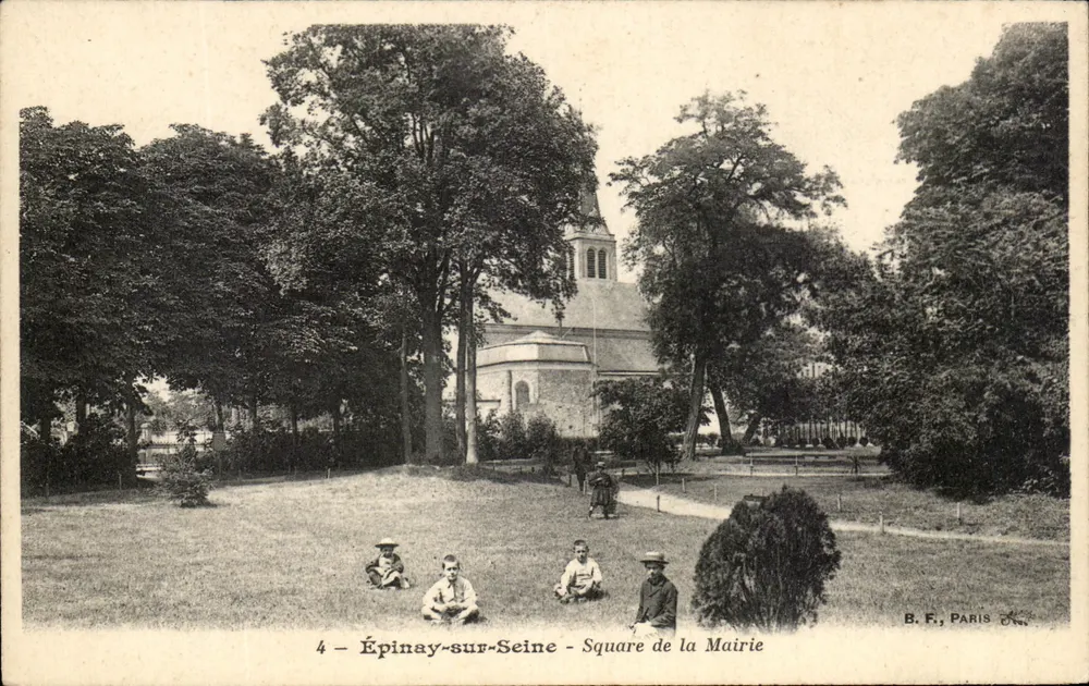 Épinay-sur-Seine — Square de la Mairie — B.F. Paris - Vorderseite