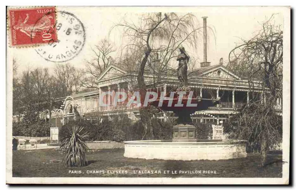 Paris - Champs-Élysées - L'Alcasar und das Pavillon Riche - Vorderseite