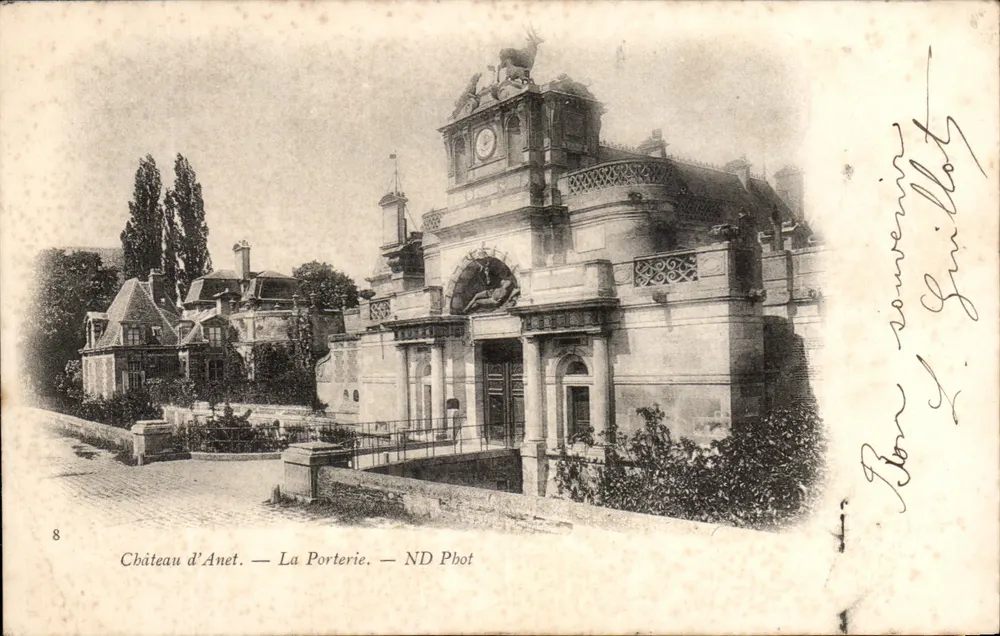 Château d'Anet — La Porterie — ND Phot - Frente