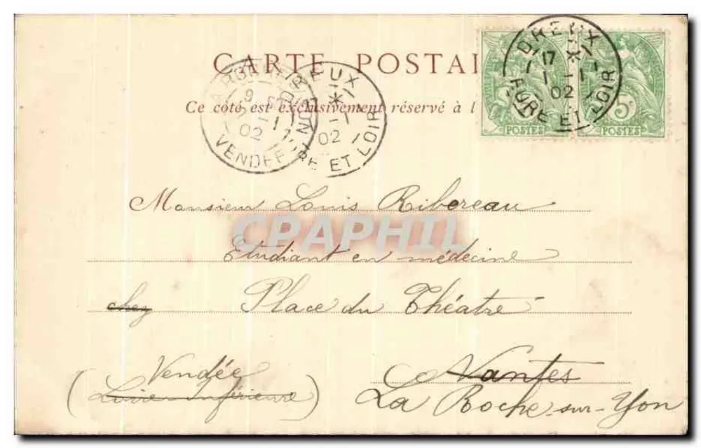 Dreux — A Caixa de Poupança — ND Fot - Verso