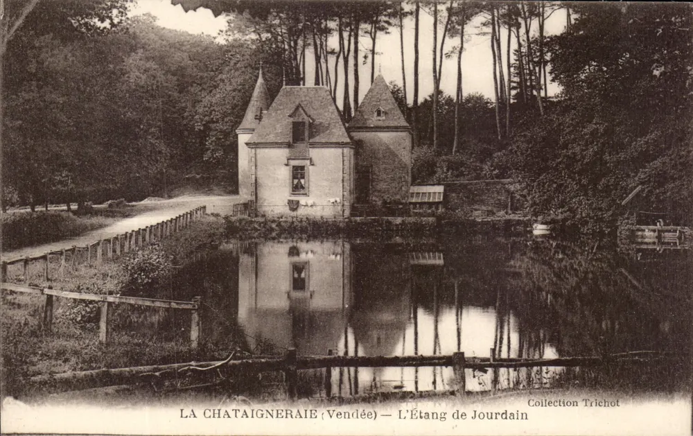 Die Chataigneraie (Vendée) — Der Jourdain-See — Sammlung Trichot - Vorderseite