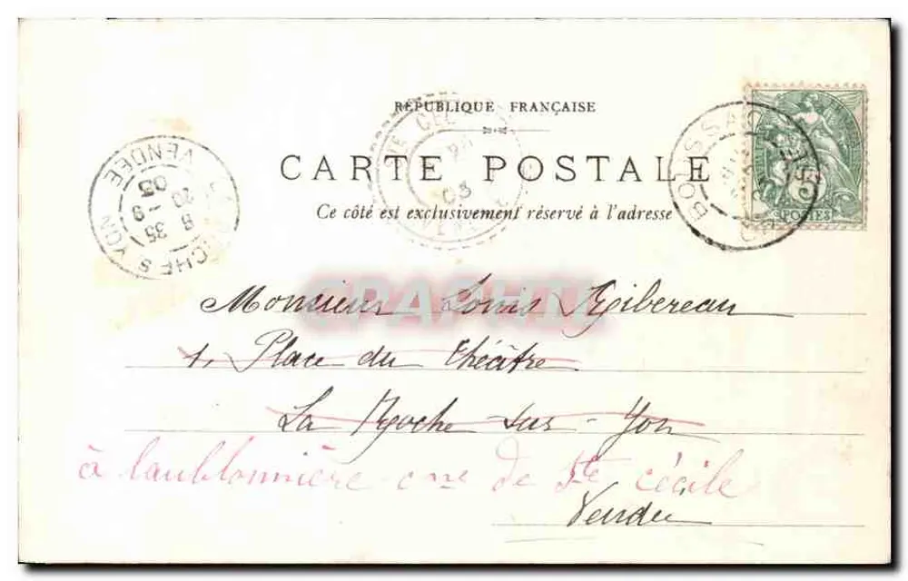 Grupo de Rochas de Jaumathres — A. DE NUSSAC ÉDITEUR QUÉRET — n° 140 - Verso