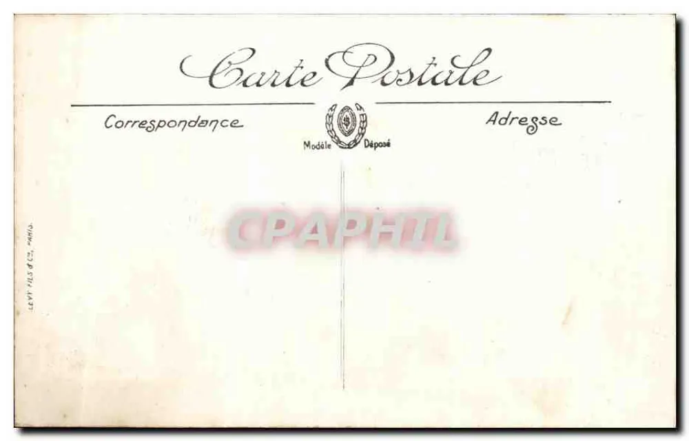 Pottiers — Tal des Clain — Aufnahme aus den Gärten von Blossac — N.G. - Rückseite