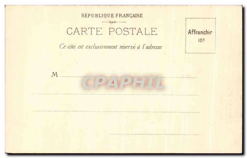 Poitiers — Hotel da Prévôté — Cliché Merken & FA & Cie - Verso