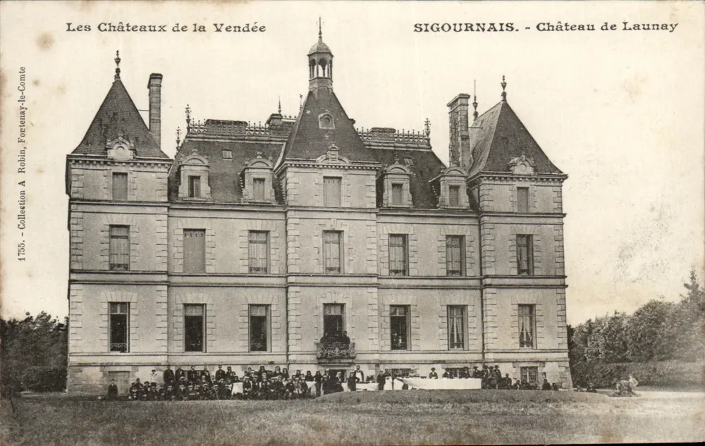 Castelo de Launay — Sigournais — Coleção A. Robin - Frente