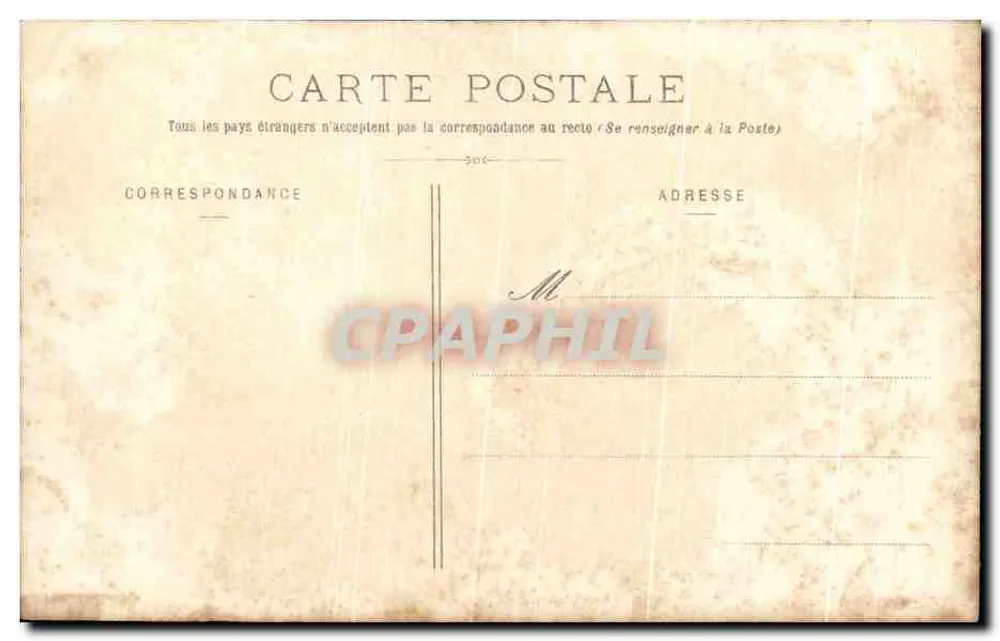 Ruinen des Schlosses Puy-Greffier — Saint-Fulgent (Vendée) — Sammlung A. Robin, Fontenay-le-Comte - Rückseite