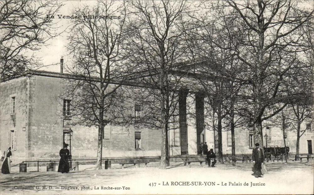 La Roche-sur-Yon — O Palácio de Justiça — Coleção G. M. D. Dugleux, fot. - Frente
